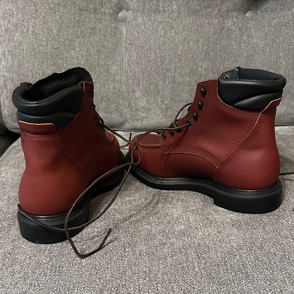Men's Redwing Supersole Brown Leather Boots - Picture 5 of 8